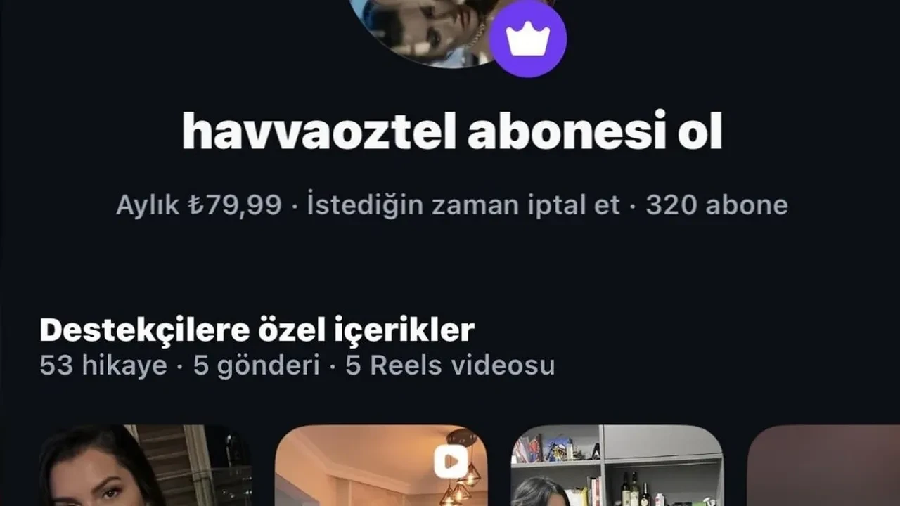 Aleyna Tilki’nin annesi Havva Öztel de ücretli abonelik kervanına katıldı! Kazancı gündem oldu