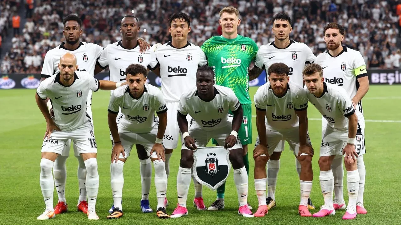 Beşiktaş, Midtjylland'ı tek golle geçti! Siyah-beyazlılar tur avantajını kaptı