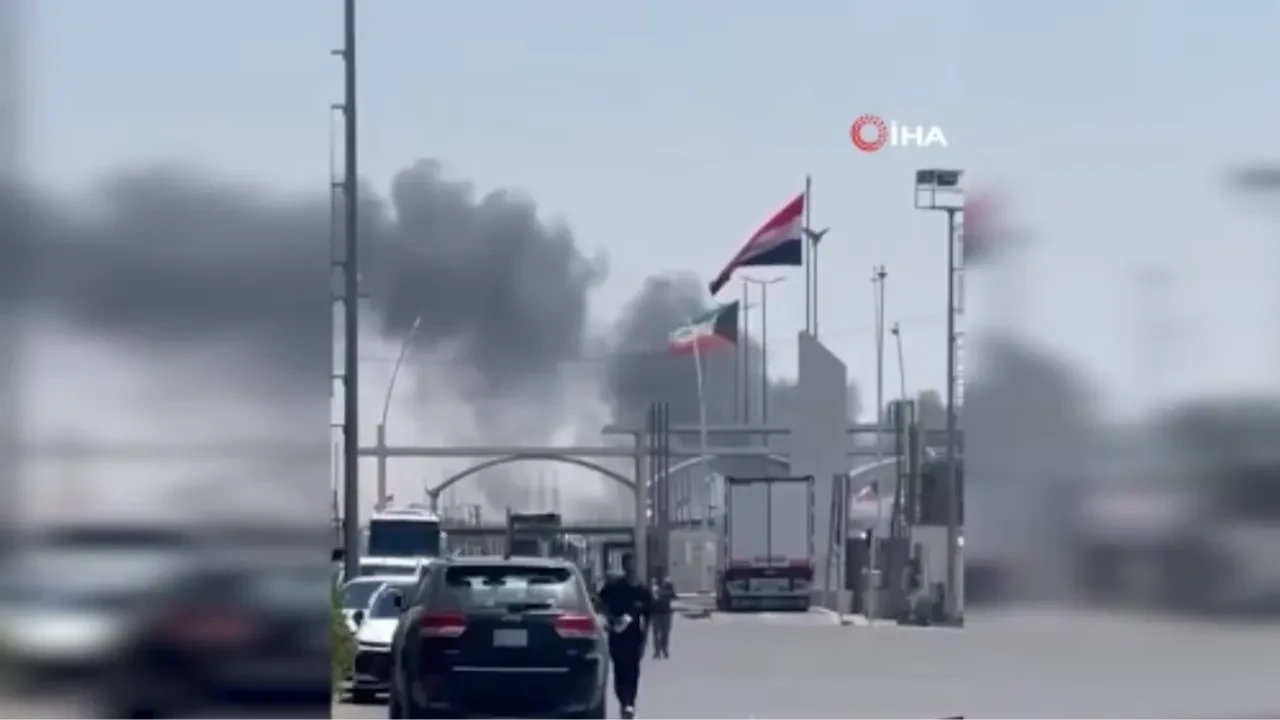İran'dan Kuveyt-Irak sınırına füze saldırısı