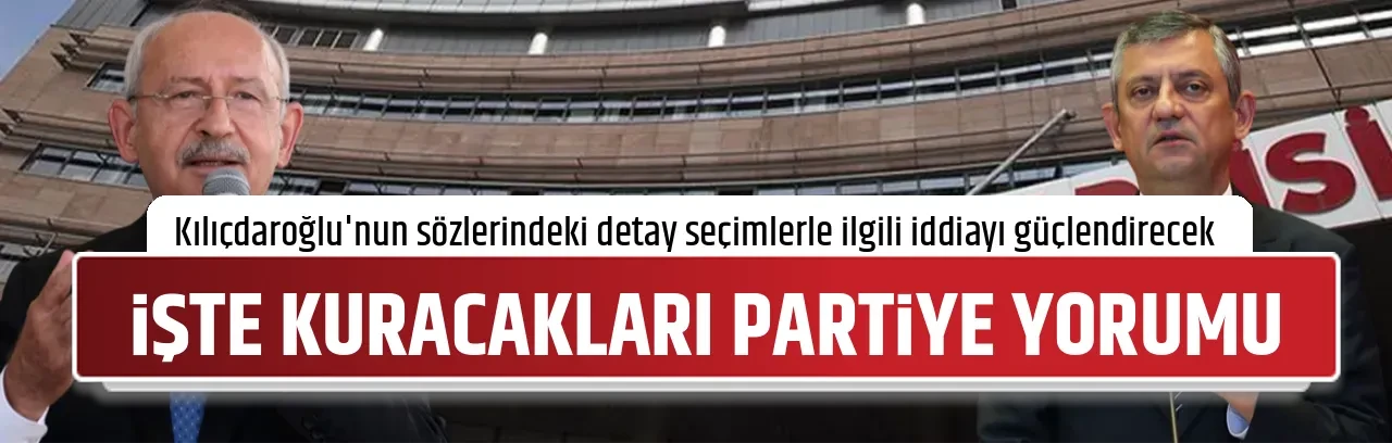 İŞTE KURACAKLARI PARTİYE YORUMU