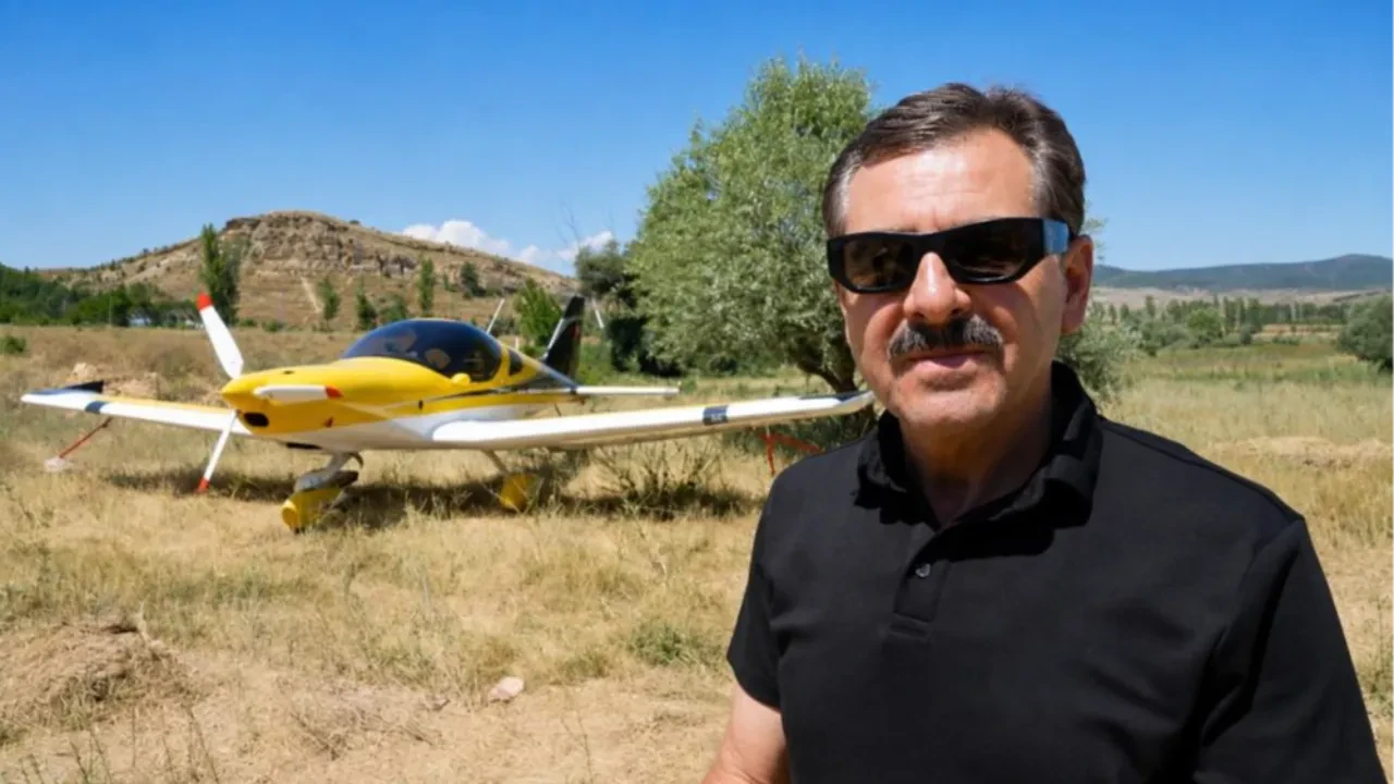 Köyüne uçakla geldiği anlar gündem oldu! Yıllar önce annesine verdiği sözü tutmuş