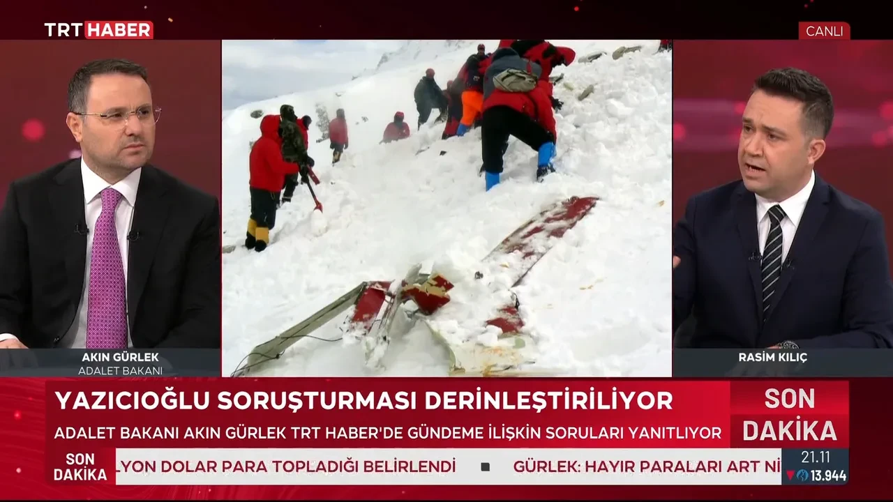 Adalet Bakanı Akın Gürlek soruşturma hakkında çok önemli detayları paylaştı: Muhsin Yazıcıoğlu soruşturmasında F-4 ve Adil Öksüz izi çıktı