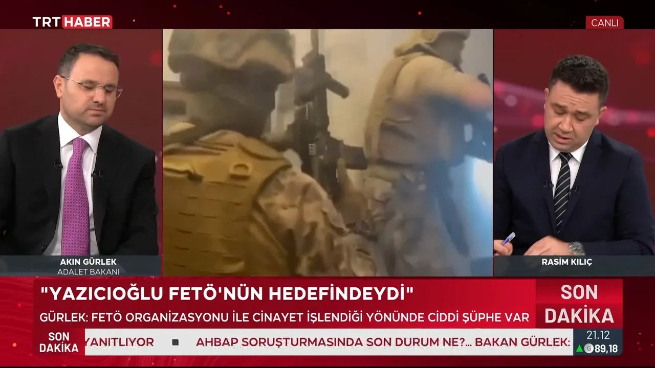 Adalet Bakanı Akın Gürlek soruşturma hakkında çok önemli detayları paylaştı: Muhsin Yazıcıoğlu soruşturmasında F-4 ve Adil Öksüz izi çıktı