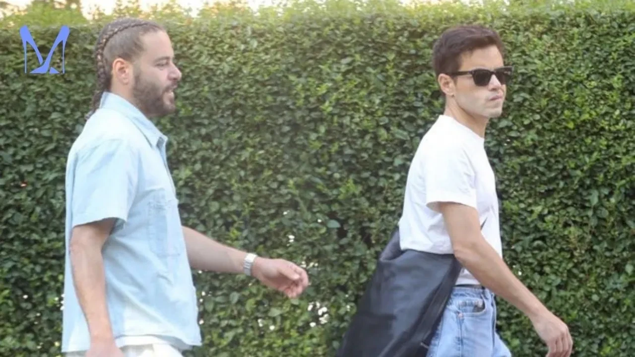 Rami Malek, Londra'da ikiz kardeşi ile vakit geçirirken görüntülendi! Sami Malek kilosuyla dikkat çekti