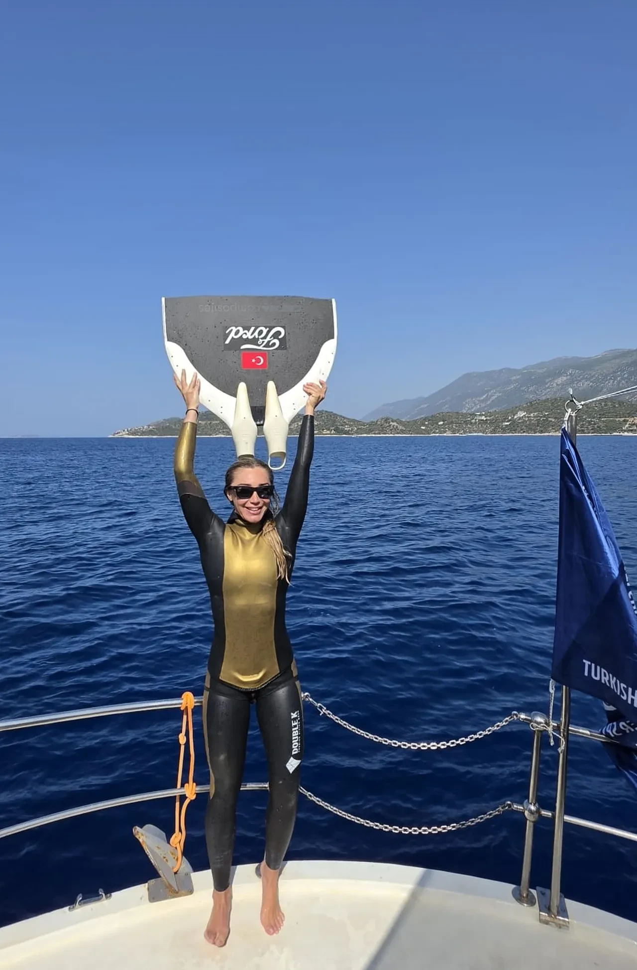 Şahika Ercümen, Türkiye şampiyonu oldu! 68 metrelik dalışıyla birinciliği elde etti