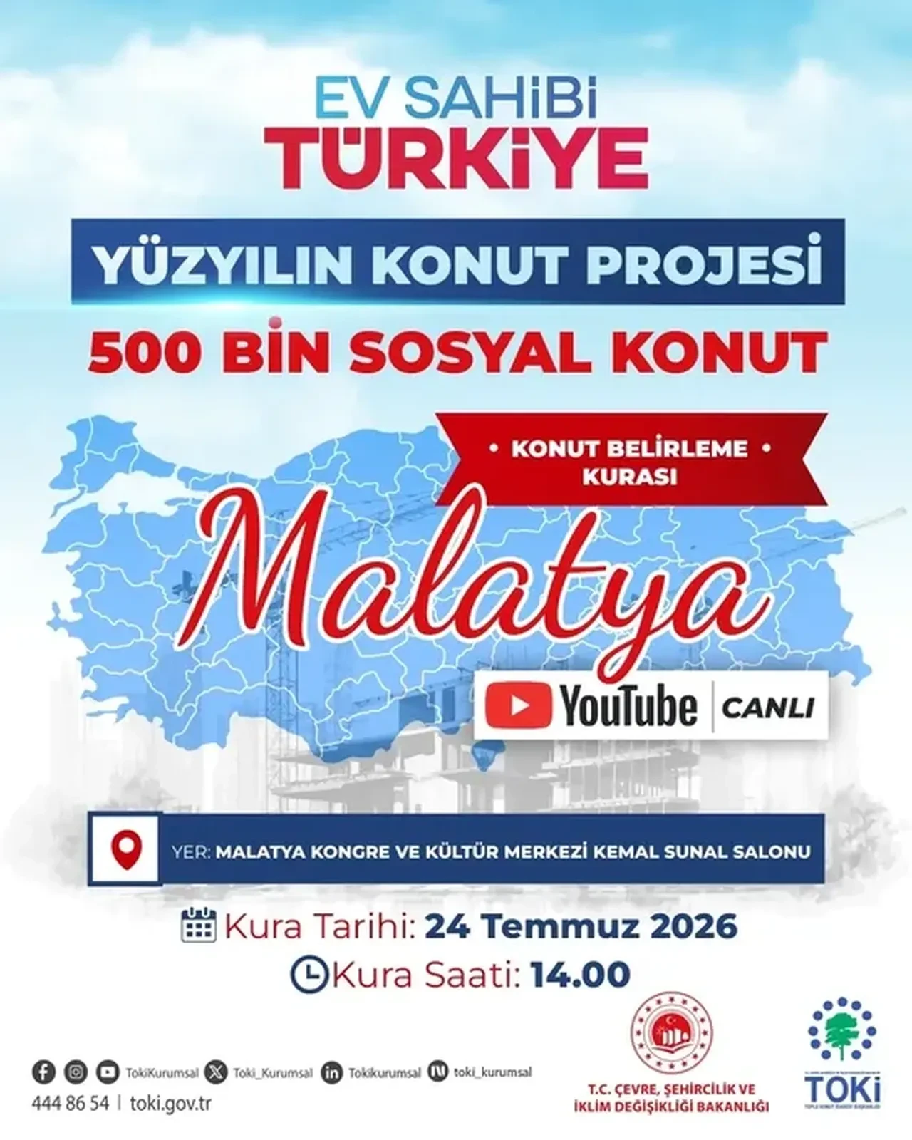 Malatya TOKİ 500 bin sosyal konut sözleşmesi ne zaman imzalanacak, ödeme planı belli oldu mu? Malatya TOKİ konut belirleme kura sonuç sorgulama ekranı