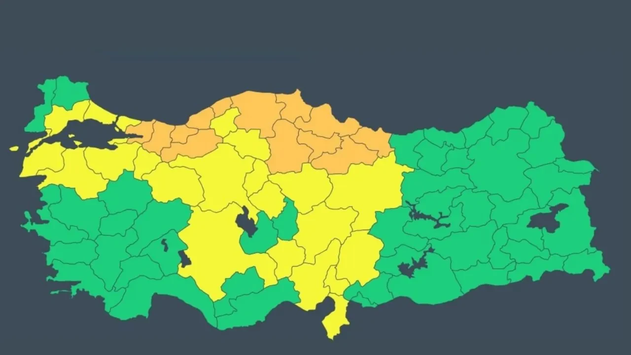 25 Temmuz 2026 hava durumu | İstanbul dahil 35 ile turuncu ve sarı kod verildi