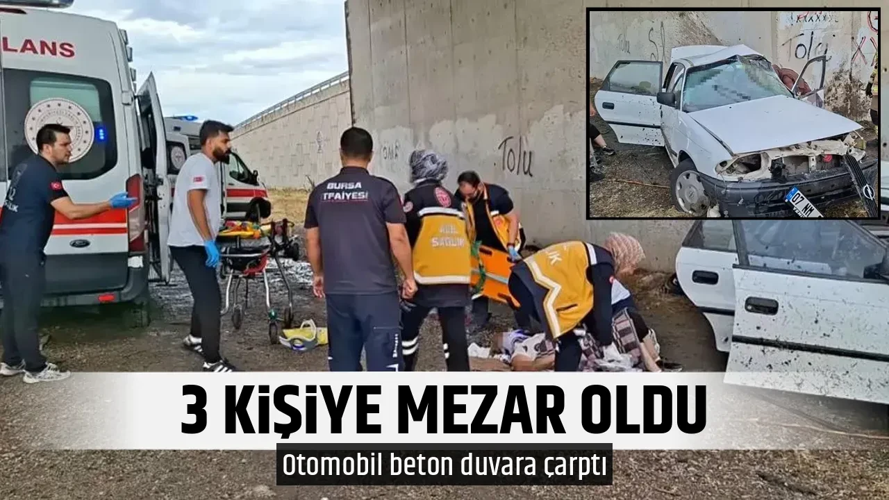 3 KİŞİYE MEZAR OLDU