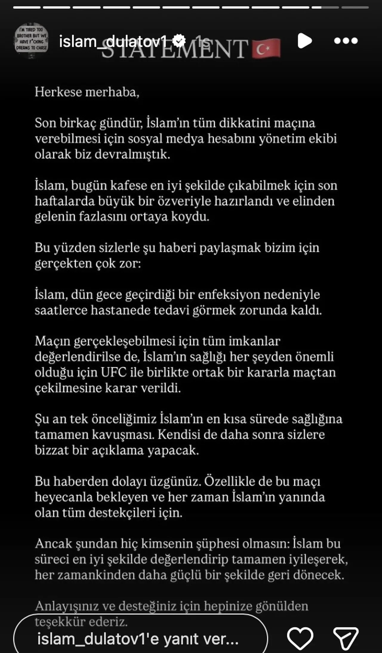 İslam Dulatov maçı ne zaman, nereden izlenir? UFC İslam Dulatov maçı iptal mi oldu? Wellington Turman'dan açıklama