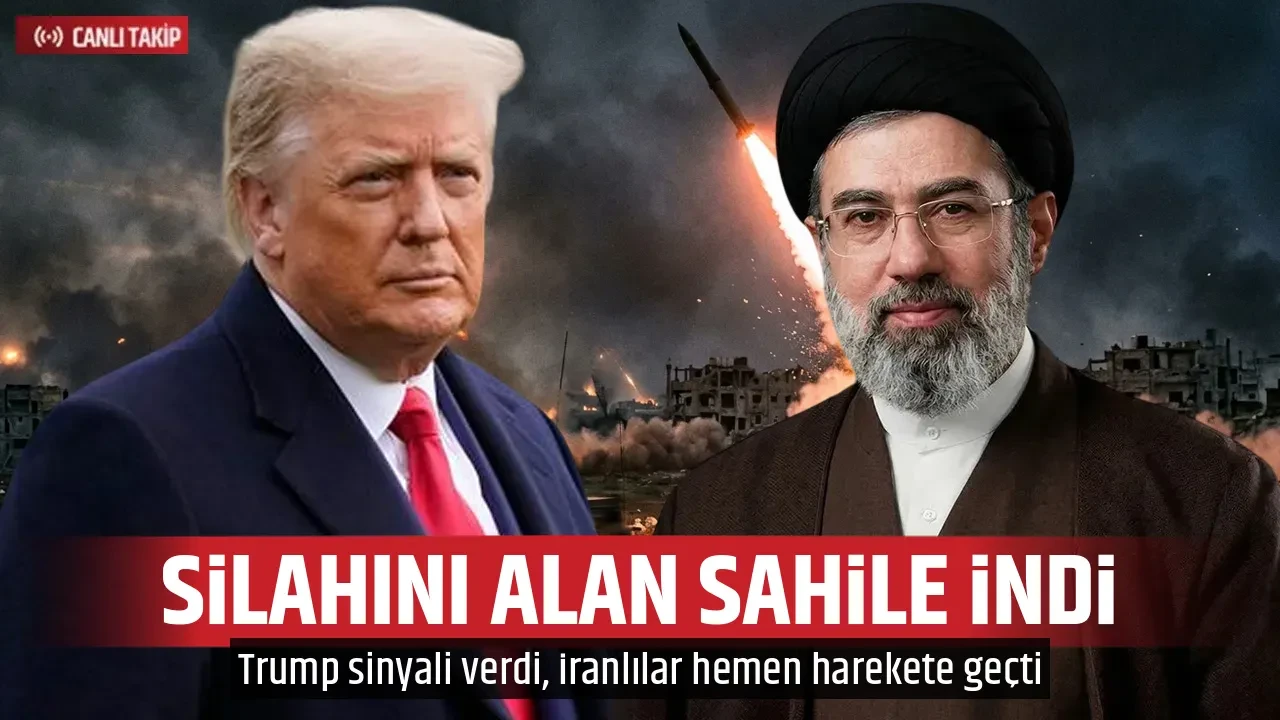 SİLAHINI ALAN SAHİLE İNDİ