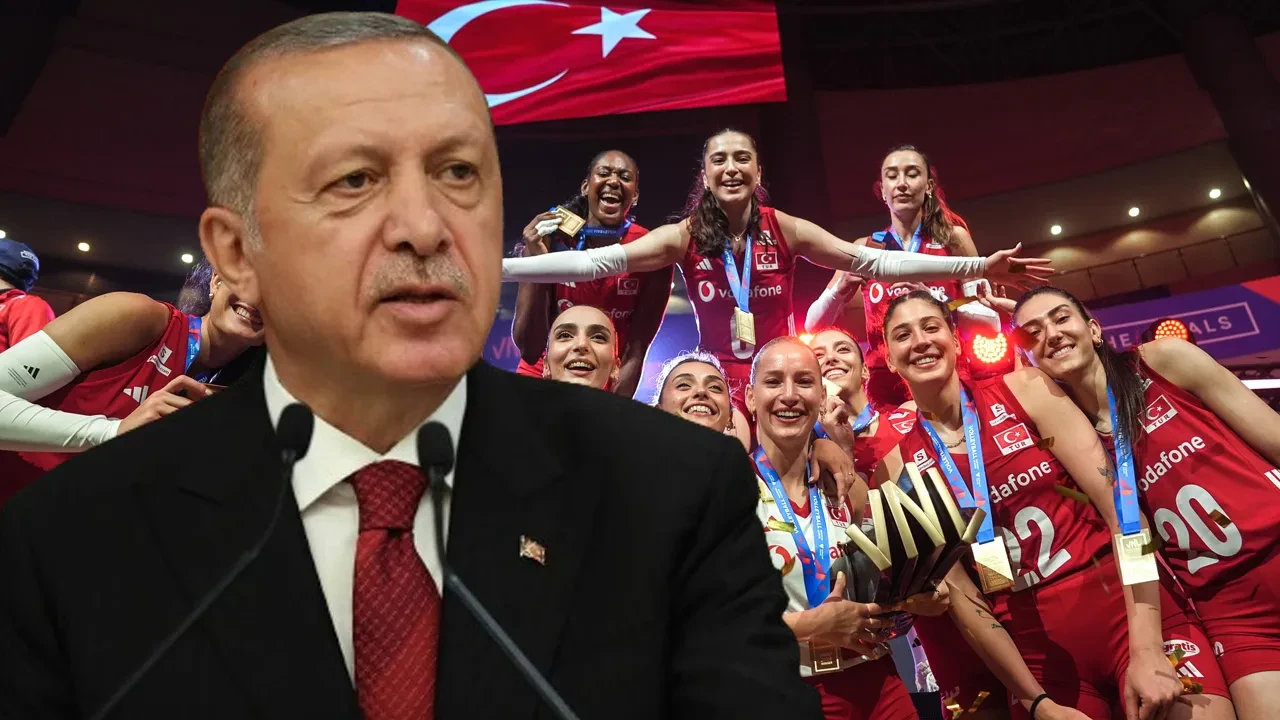 Cumhurbaşkanı Erdoğan'dan Filenin Sultanları'na şampiyonluk tebriği