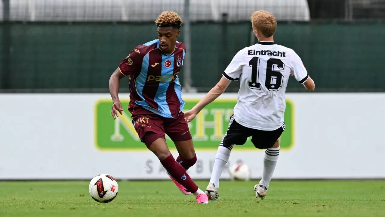 Trabzonspor, Frankfurt'a 3-0 yenildi! Bordo-mavililerden tatsız prova