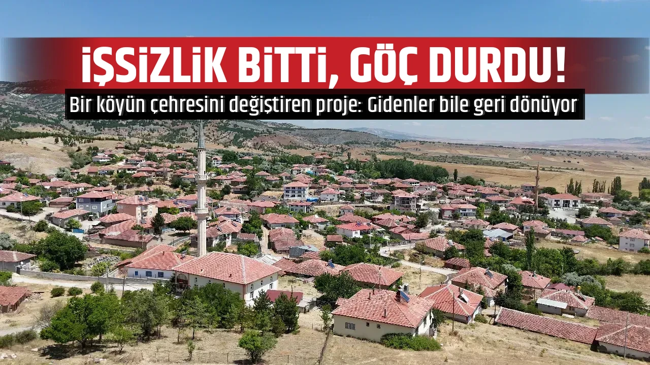 İŞSİZLİK BİTTİ, GÖÇ DURDU!