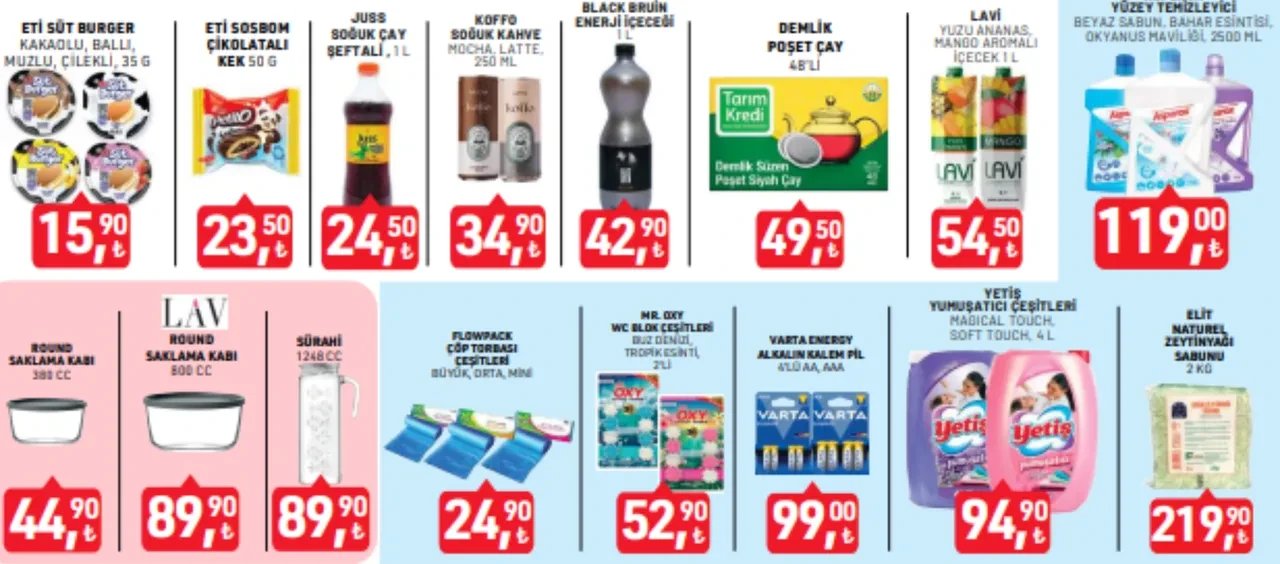 28 Temmuz - 3 Ağustos Tarım Kredi KOOP Aktüel Ürünler Kataloğu! Temel gıda, züccaciye ve fırsat ürünlerinde büyük indirimler
