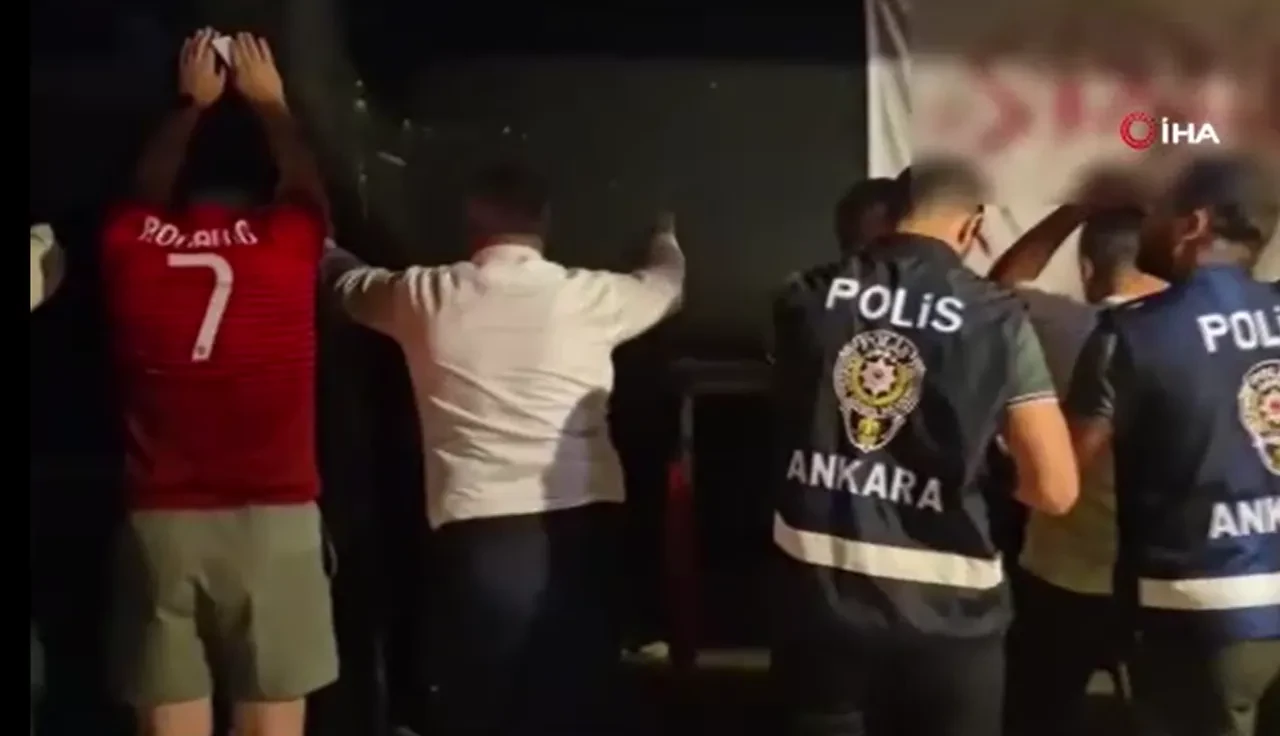 Ankara'da eğlence mekanına fuhuş operasyonu