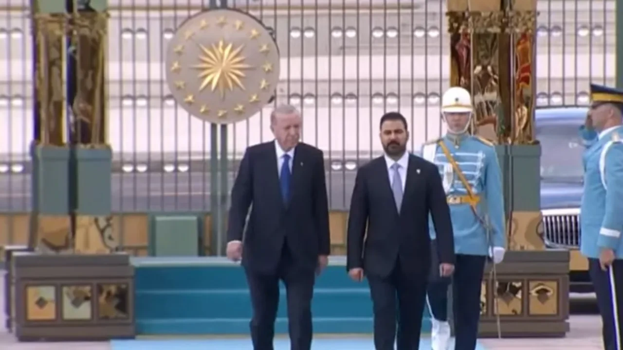 Irak Başbakanı Ankara'da! Cumhurbaşkanı Erdoğan resmi törenle karşıladı