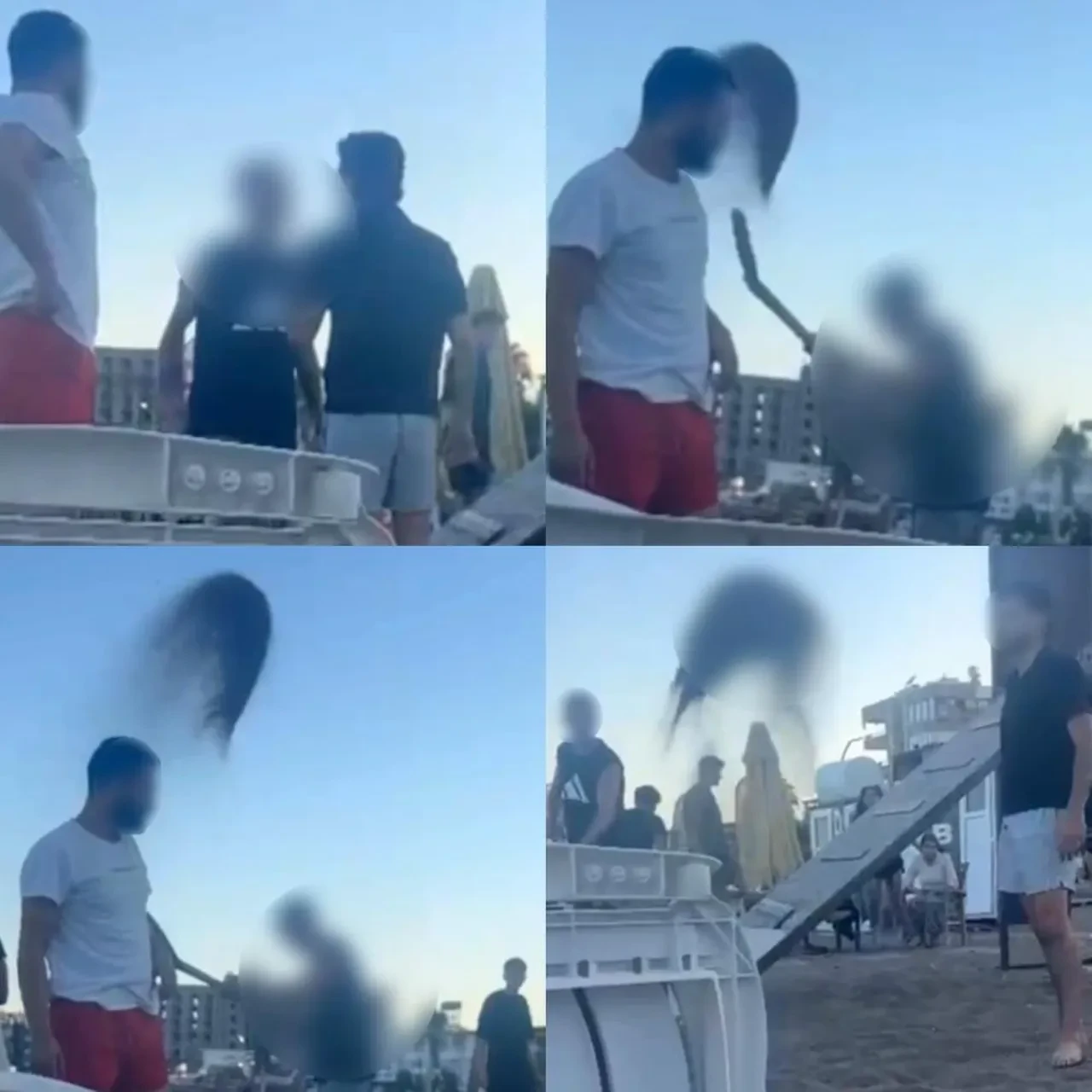 Plajdan kaldırılmak istenen gençlere kum atmışlardı! İnfiale neden olan 2 şahıs gözaltına alındı