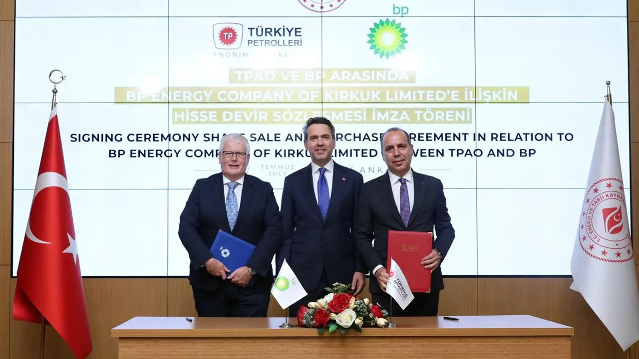 Türkiye Petrolleri BP’nin Kerkük merkezli şirketinin yüzde 15 hissesini satın aldı