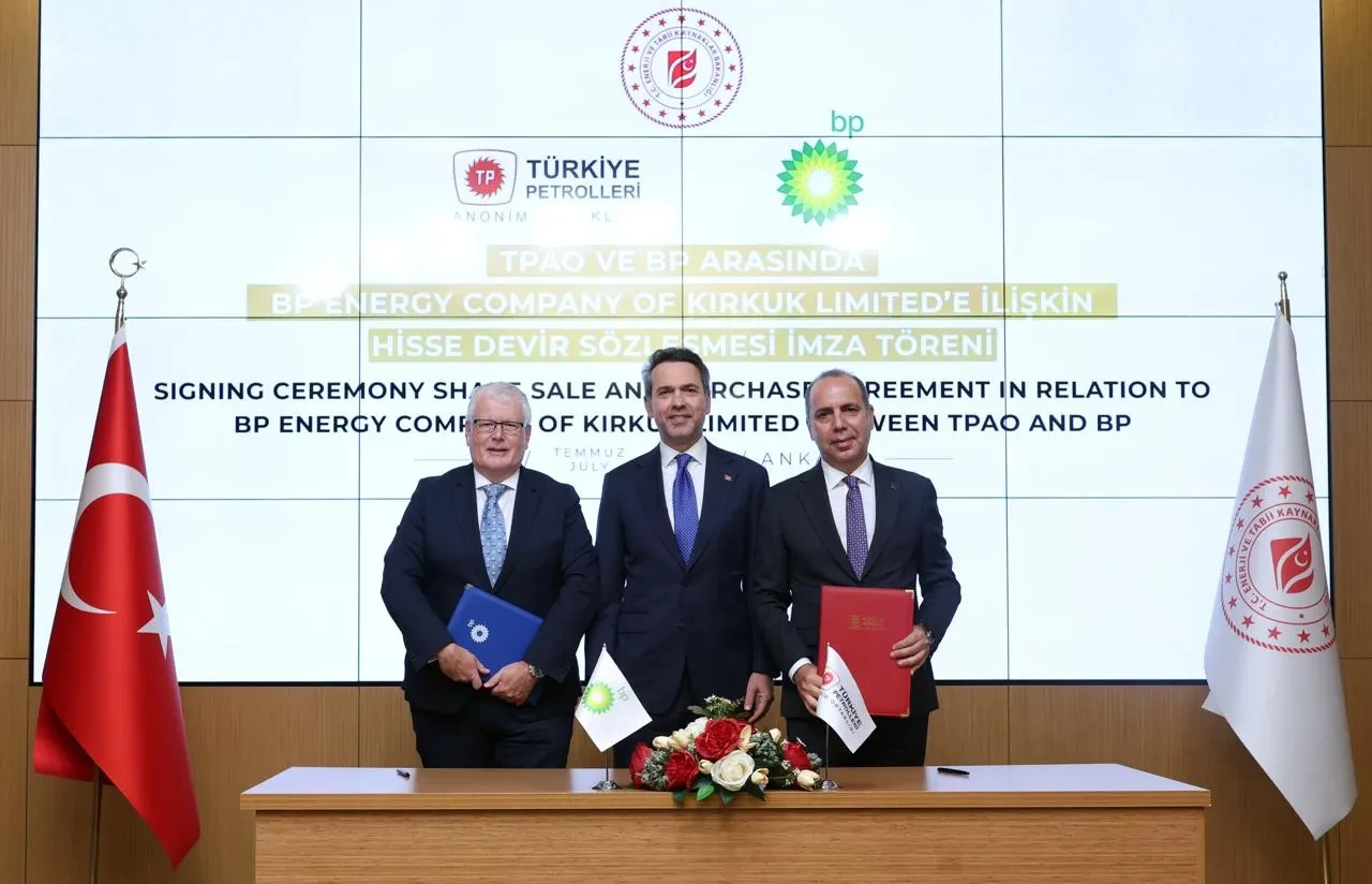 Türkiye Petrolleri BP’nin Kerkük merkezli şirketinin yüzde 15 hissesini satın aldı