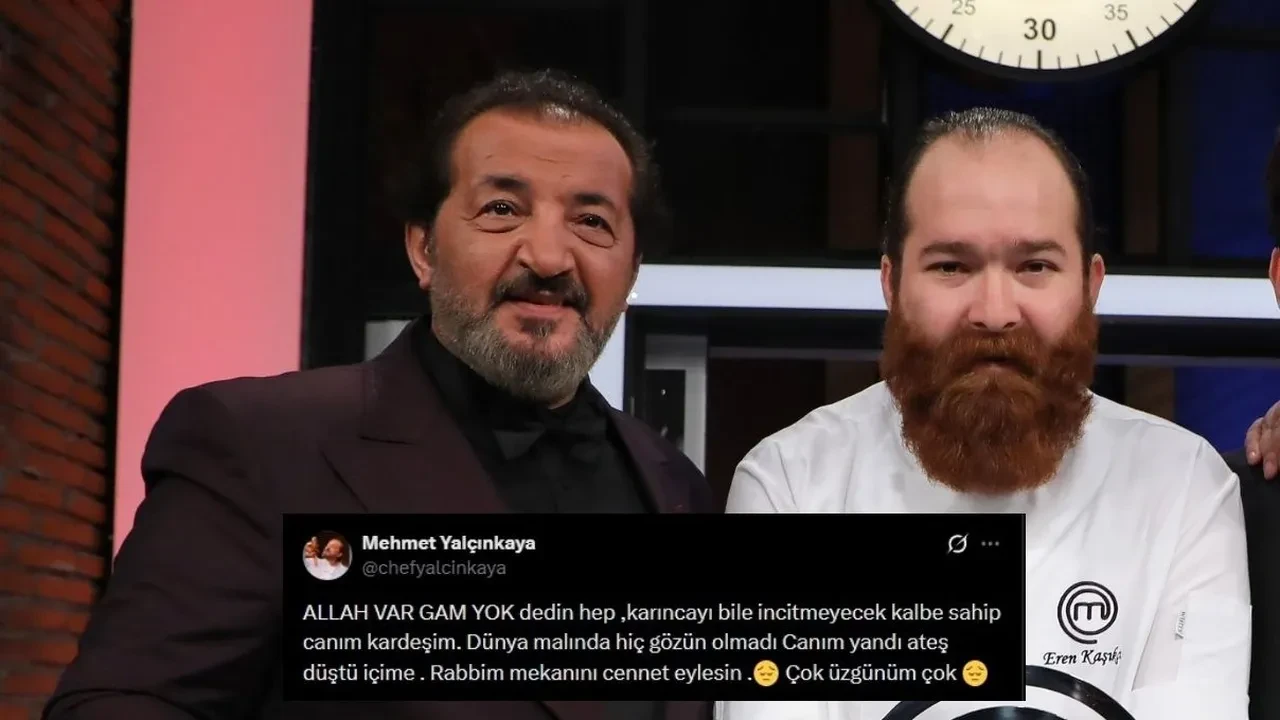 Eren Kaşıkçı’nın vefatı sonrası Mehmet Yalçınkaya’dan duygusal mesaj “Canım yandı ateş düştü içime”