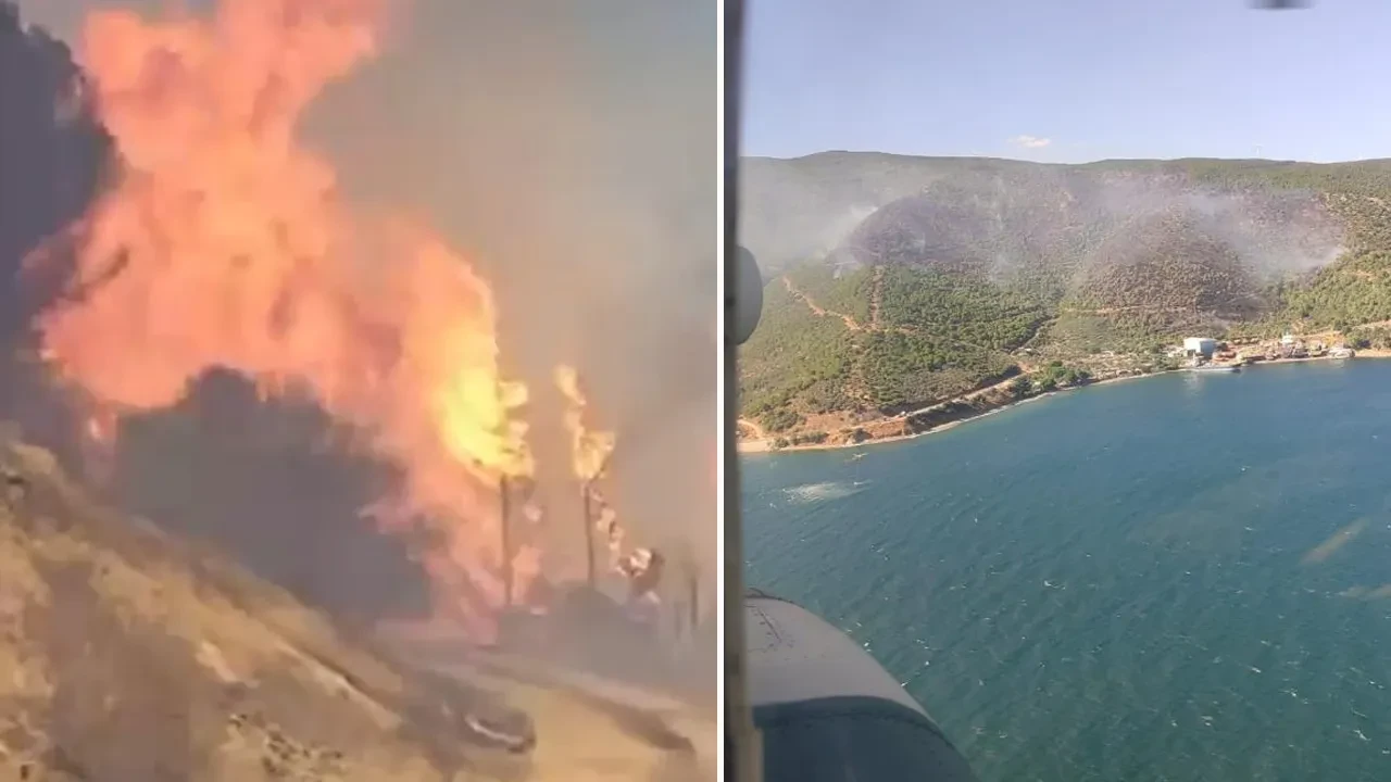 Muğla, Antalya, Balıkesir ve Çanakkale'de orman yangını! Kara yolu ulaşıma kapatıldı, hastane ve evler tahliye edildi 