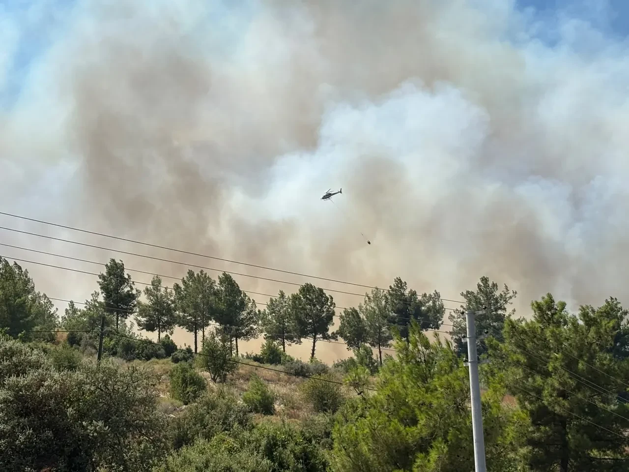 Muğla, Antalya, Balıkesir ve Çanakkale'de orman yangını! Kara yolu ulaşıma kapatıldı, hastane ve evler tahliye edildi 