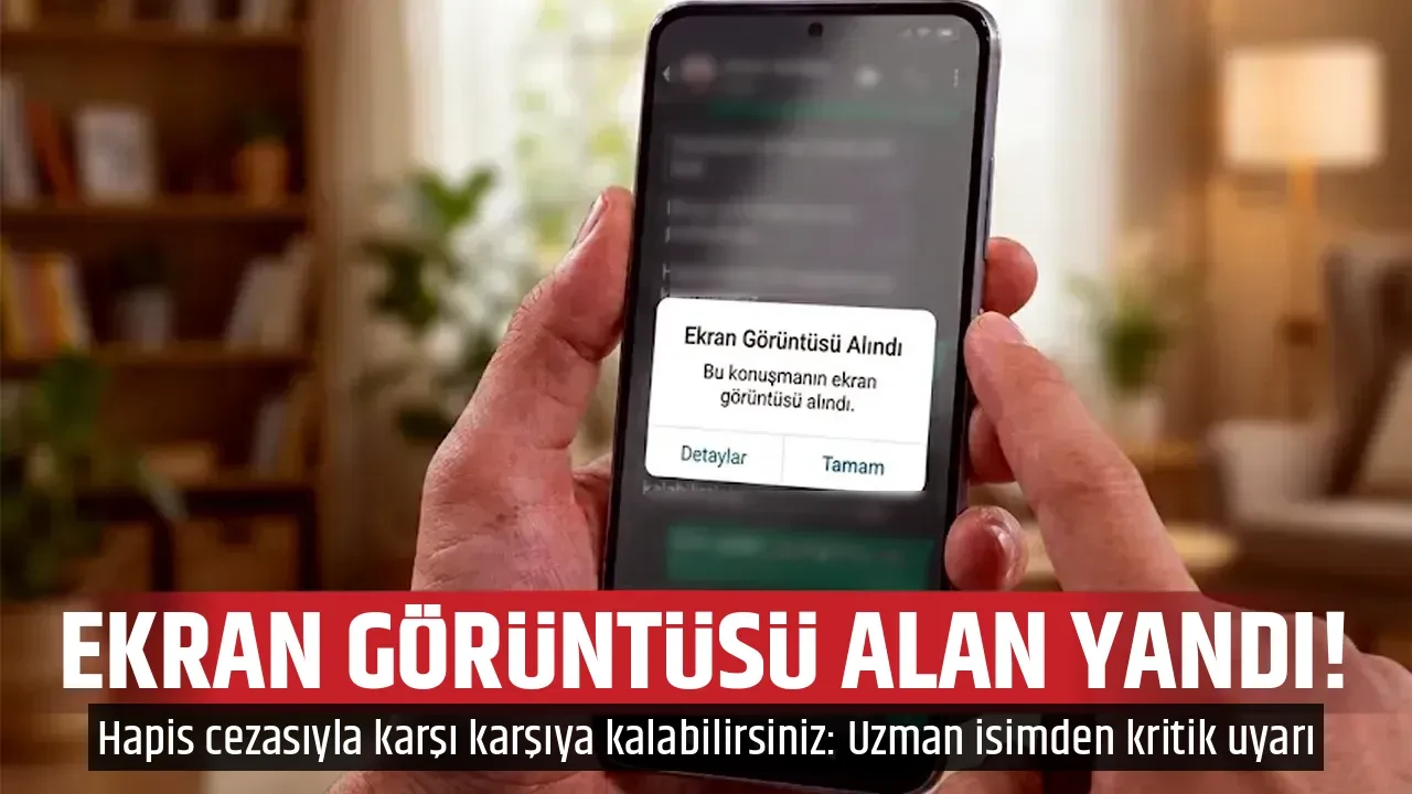 EKRAN GÖRÜNTÜSÜ ALAN YANDI!