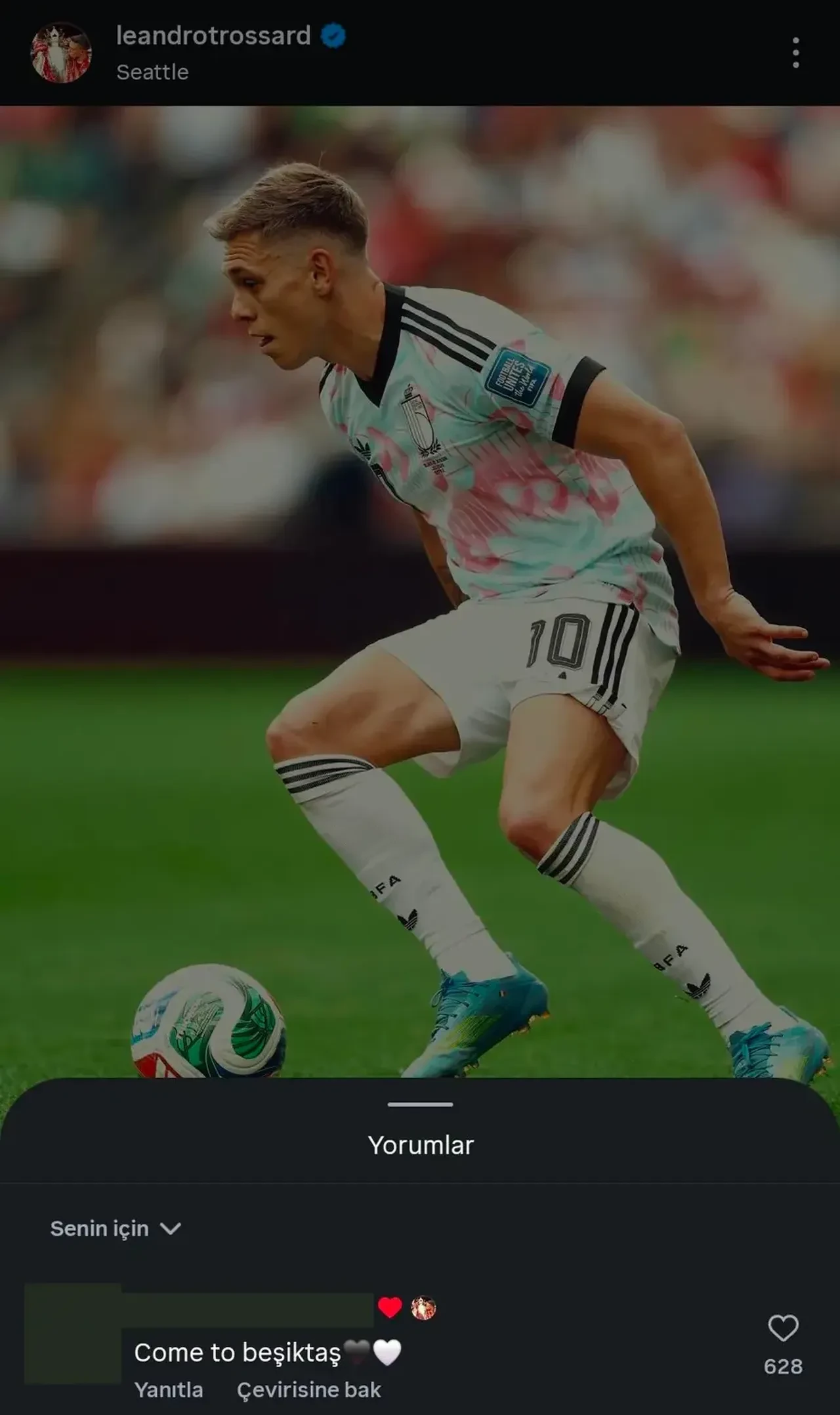 Beşiktaş'ta Trossard transferi alev aldı! Yıldız oyuncunun paylaşımı gündem oldu