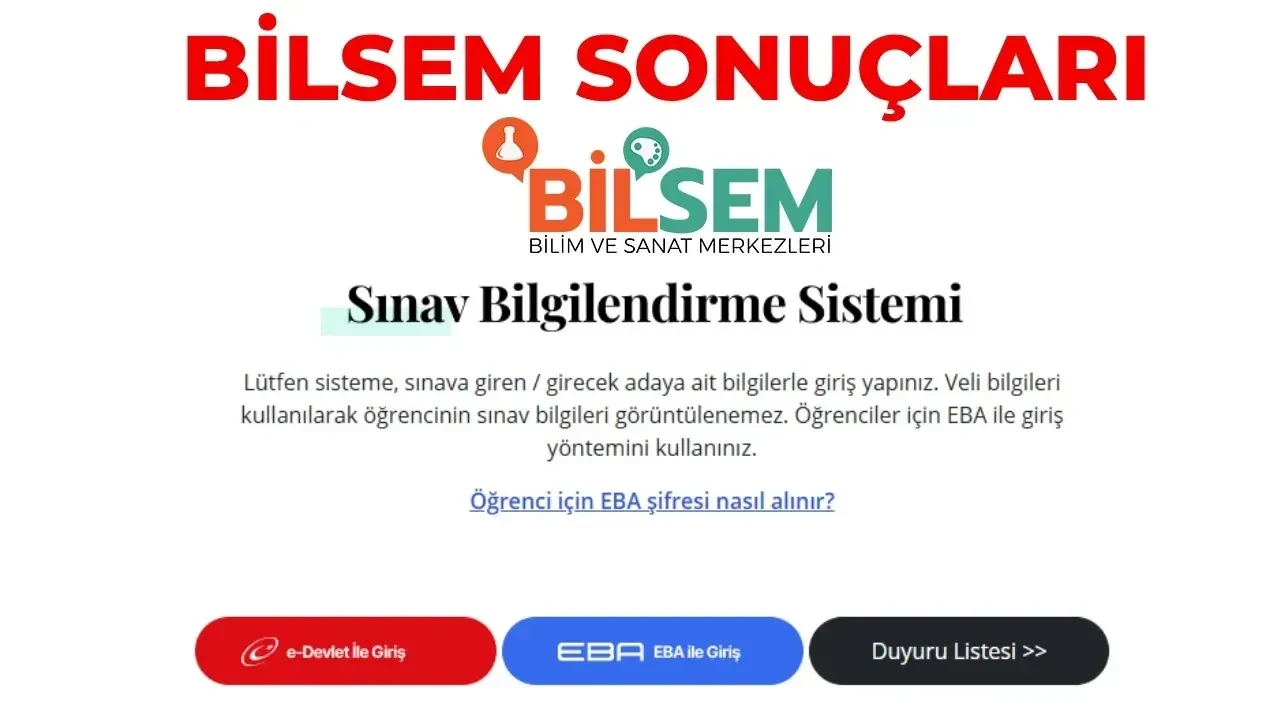 BİLSEM mülakat sonuçları 2026 mebsonuc.meb.gov.tr! BİLSEM kayıt hakkı kazanan öğrenciler listesi açıklandı mı?