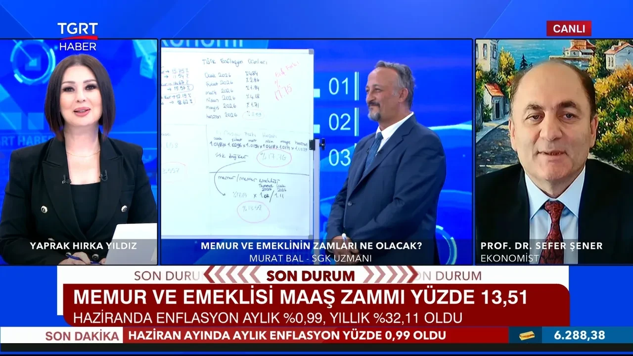 Herkesin maaşı değişecek! Sefer Şener ve Murat Bal canlı yayında açıkladı