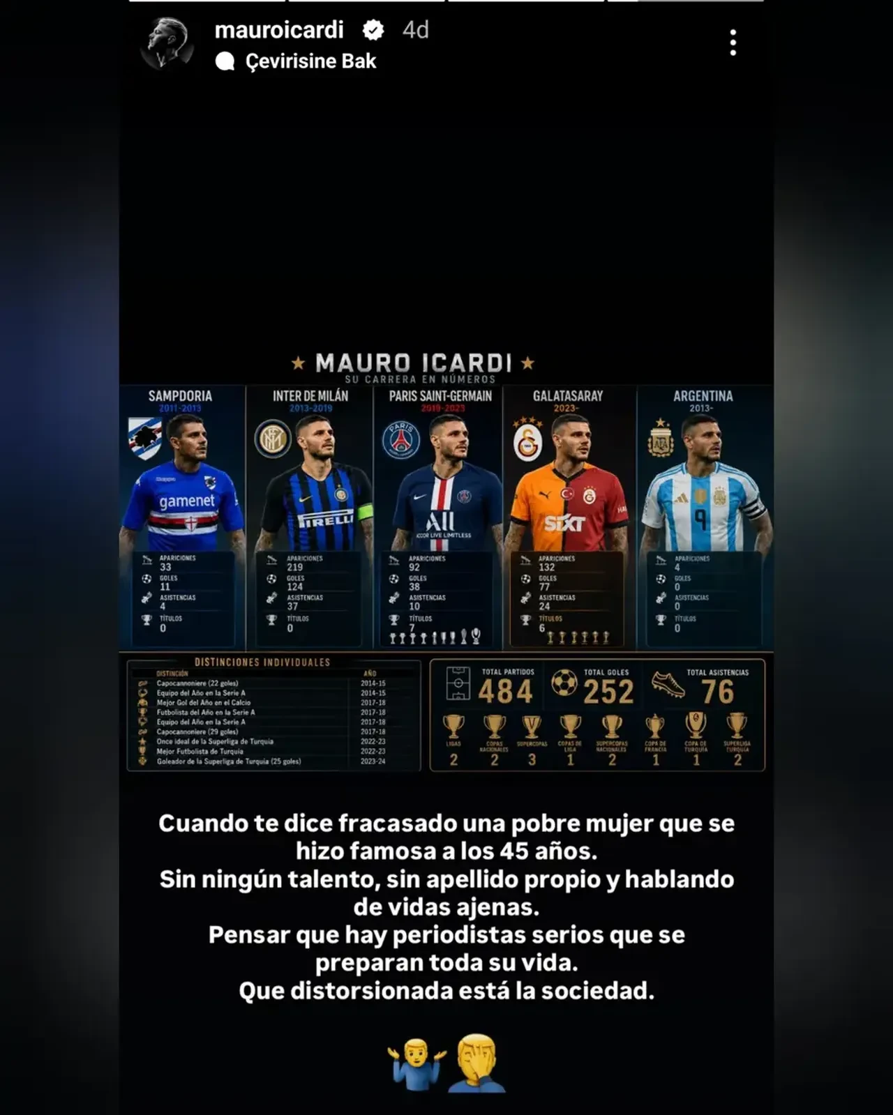 Icardi 'kalacak mı gidecek mi?' derken, yıldız golcüden gece yarısı olay paylaşım geldi!
