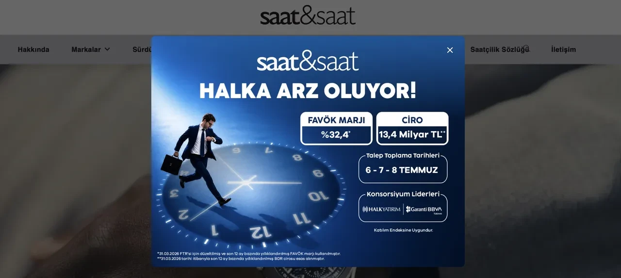 SAAT VE SAAT HALKA ARZ HANGİ BANKALARDA VAR? Katılım endeksine uygun mu, kaç lot verecek?