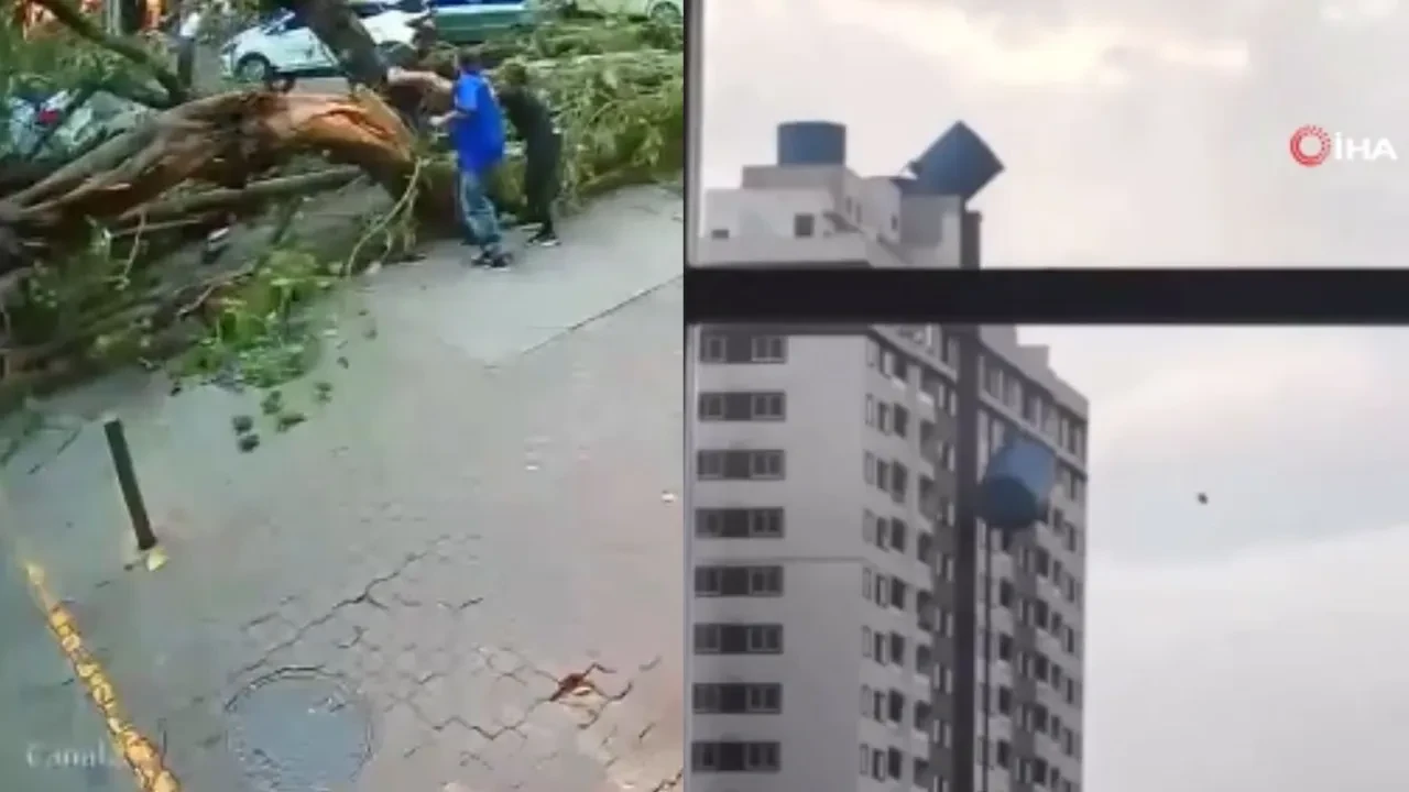 Brezilya'da fırtına ölüm getirdi! Halka 'Sığınak bulun' çağrısı