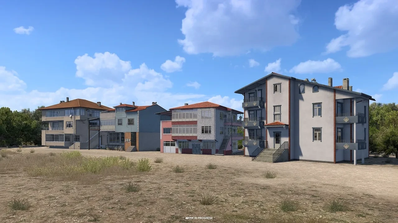 ETS 2 Türkiye haritası için yeni görüntüler geldi! Evler böyle görünecek