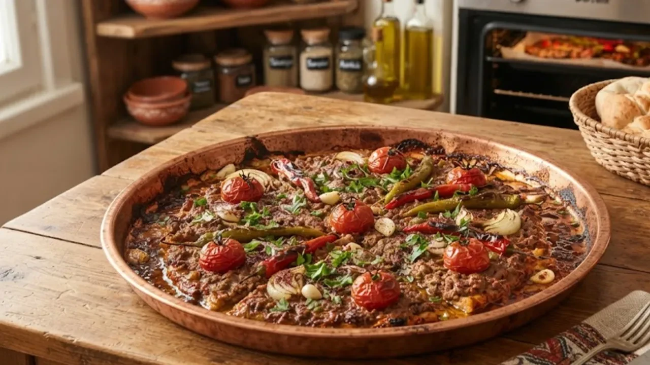 MasterChef usulü Hatay tepsi kebabı tarifiyle damak çatlatmaya hazır olun! Lezzetinin tek bir sırrı var