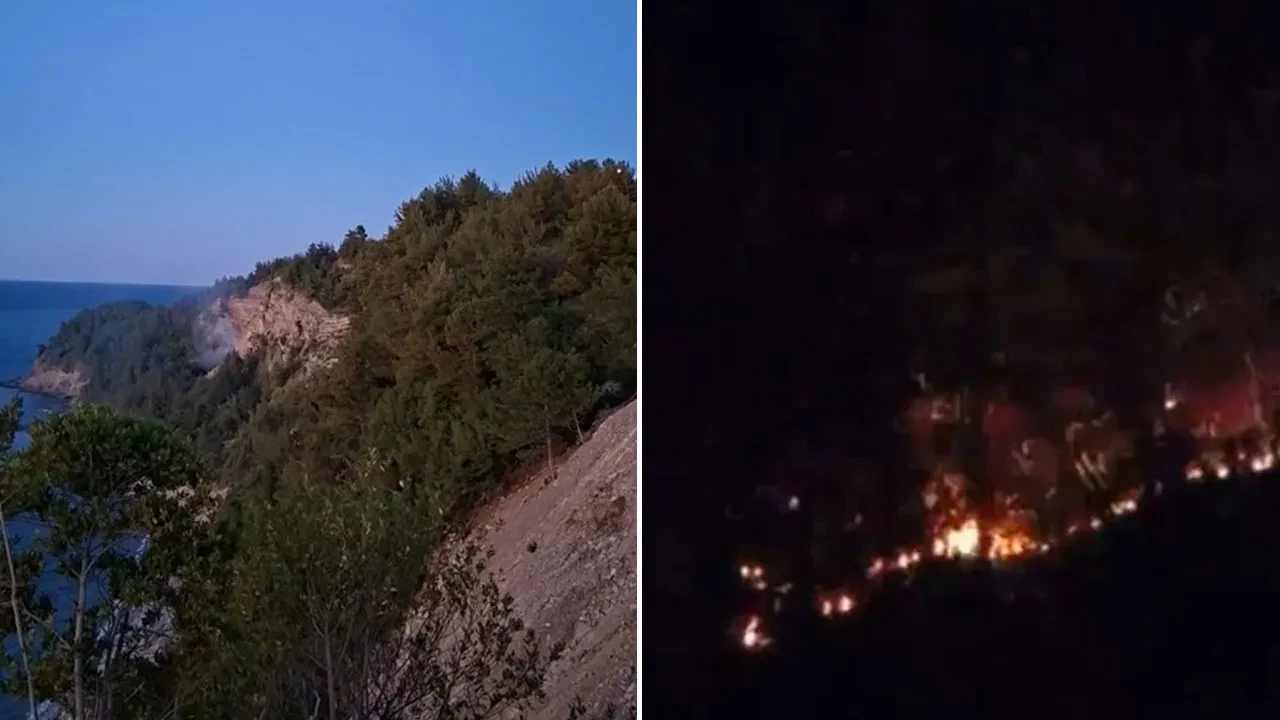 Kastamonu'da gizemli olay! Ormana düşen yabancı cisim şiddetle patladı