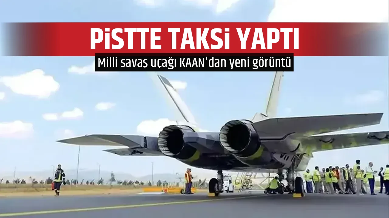 PİSTTE TAKSİ YAPTI