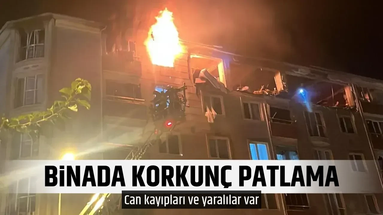 BİNADA KORKUNÇ PATLAMA