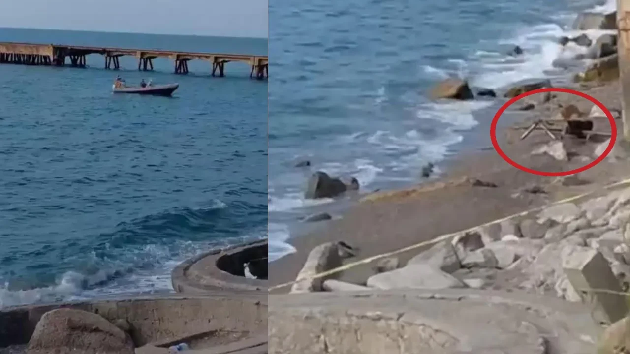 Filyos Sahili'nde askeri İHA alarmı! SAT komandoları bölgeye sevk edildi