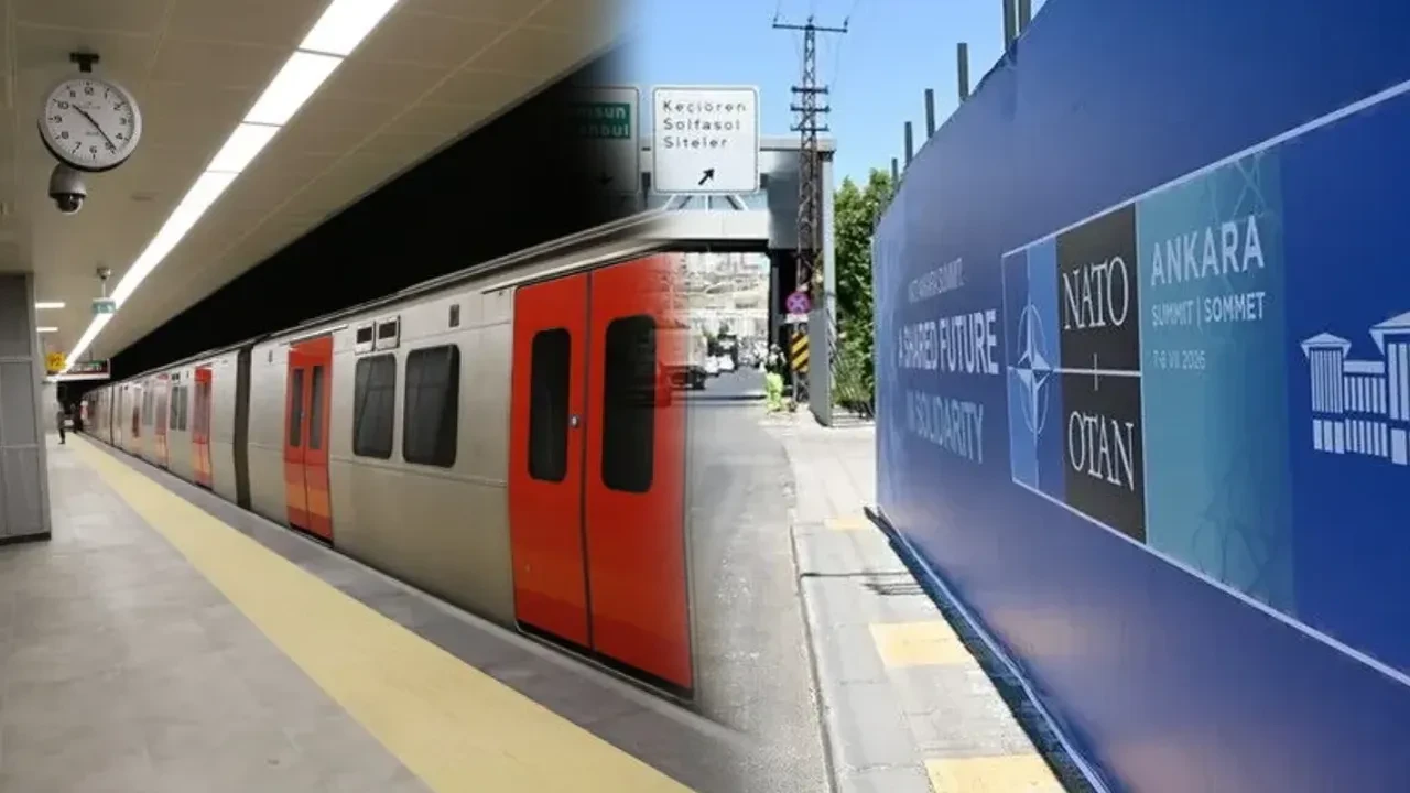 7-8 Temmuz'da Ankara'da metro seferleri olacak mı? NATO zirvesi metro çalışıyor mu?