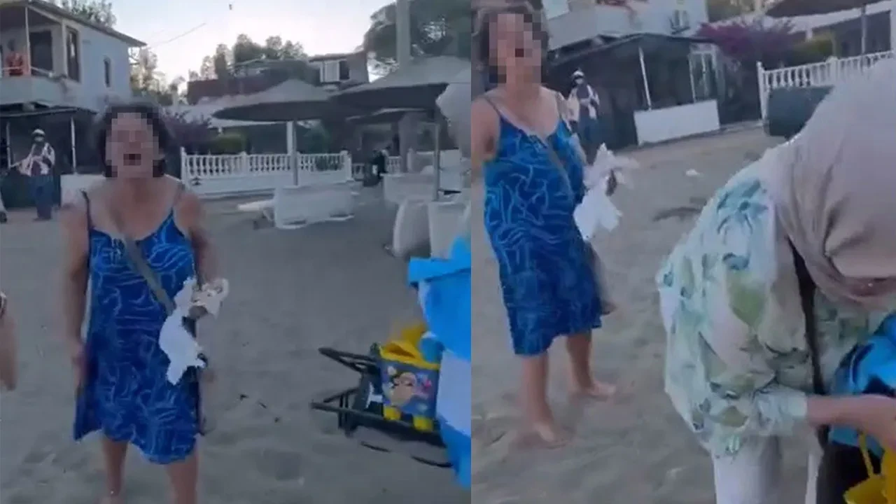İzmir’de plaj kavgasında son dakika! Bir kişi gözaltına alındı