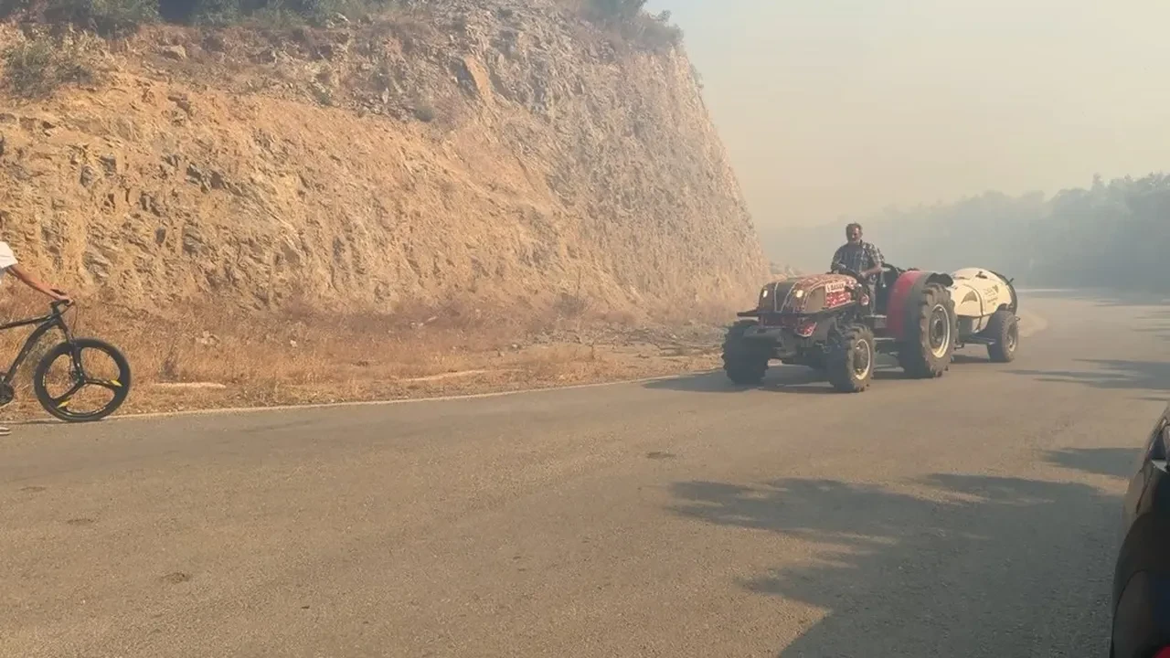 İznik’te korkutan yangın! Çalışmalar havadan ve karadan devam ediyor