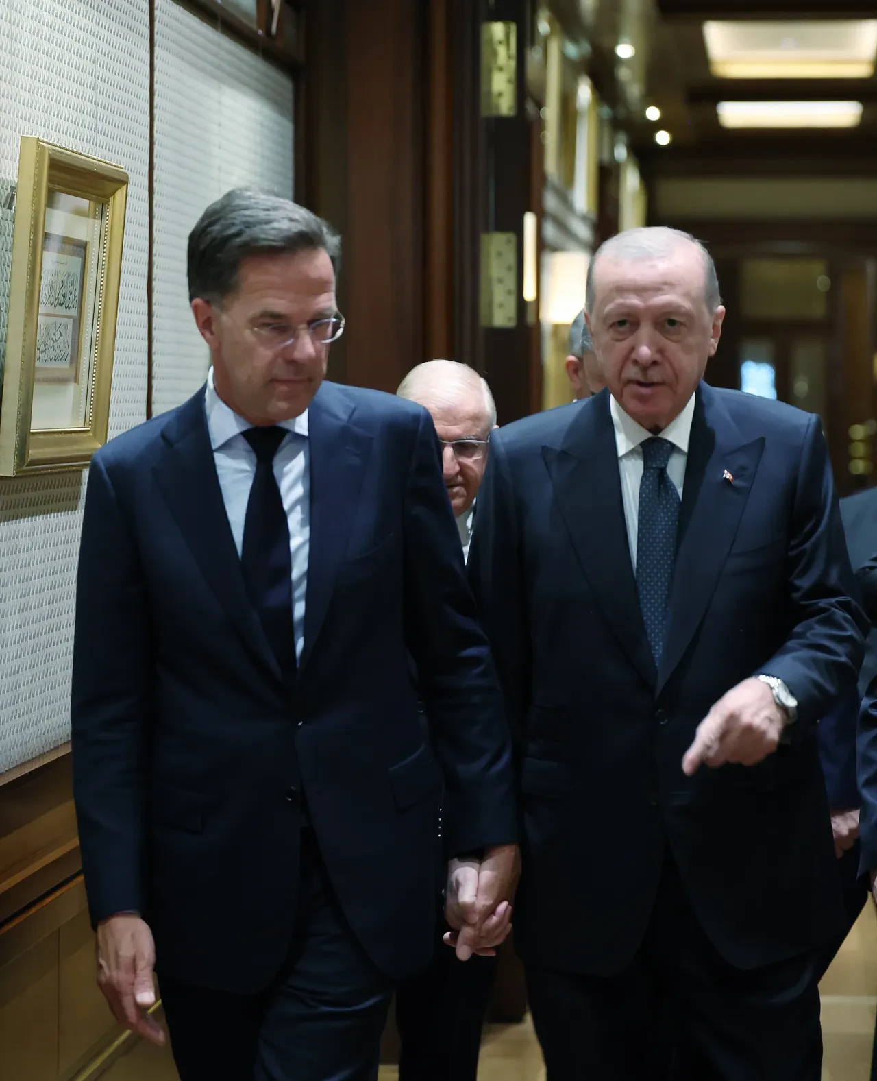 NATO Genel Sekreteri Rutte Cumhurbaşkanı Erdoğan ile bir araya geldi: Türkiye'ye övgü dolu sözler