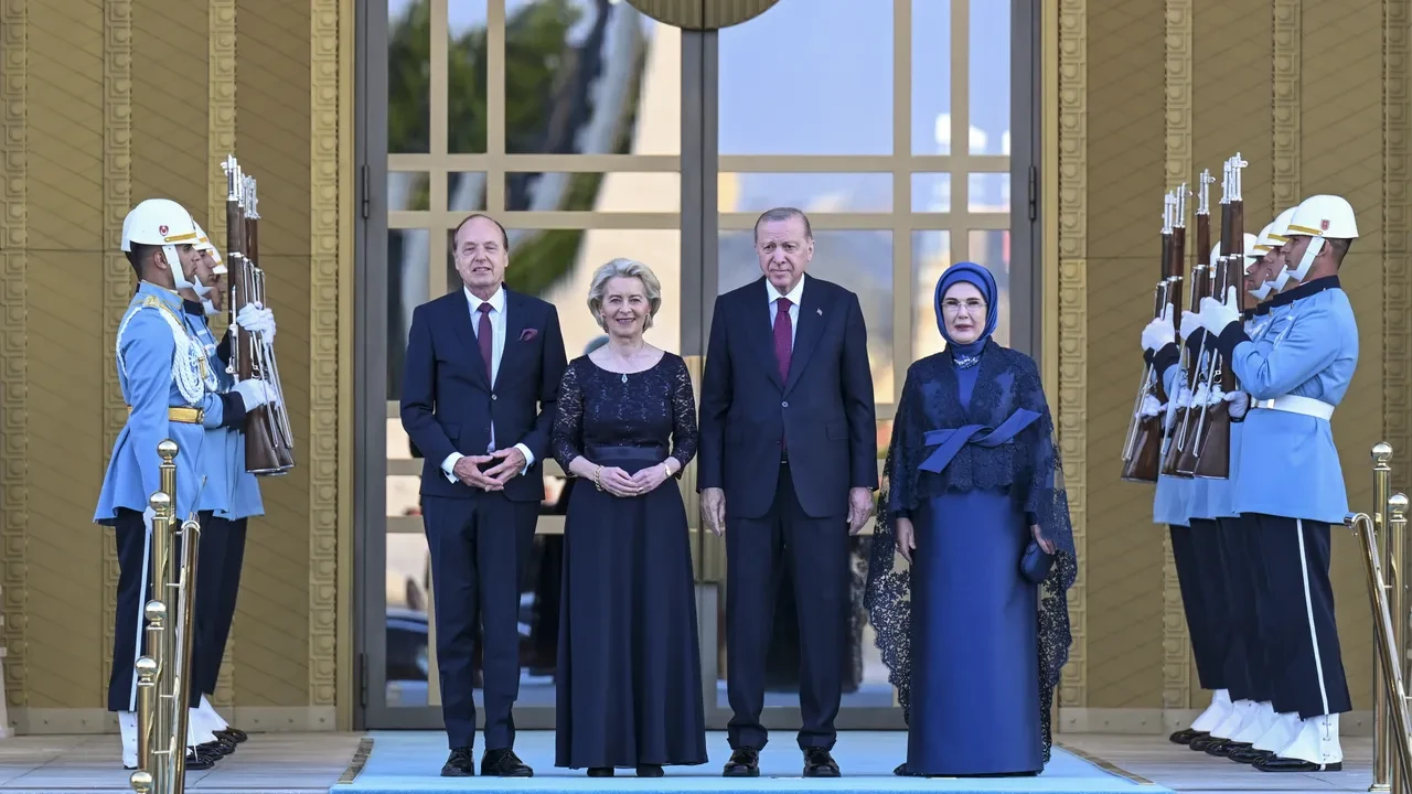 Ankara'da dünya liderlerine dev kabul: Külliye'de tarihi NATO Zirvesi resepsiyonu