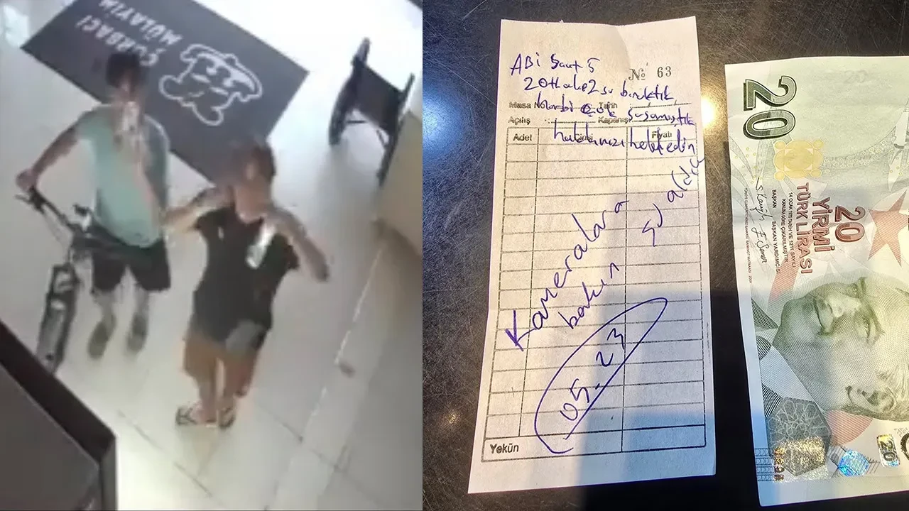 Çocukların hareketi yürek ısıttı: Paranın yanına not da bıraktılar