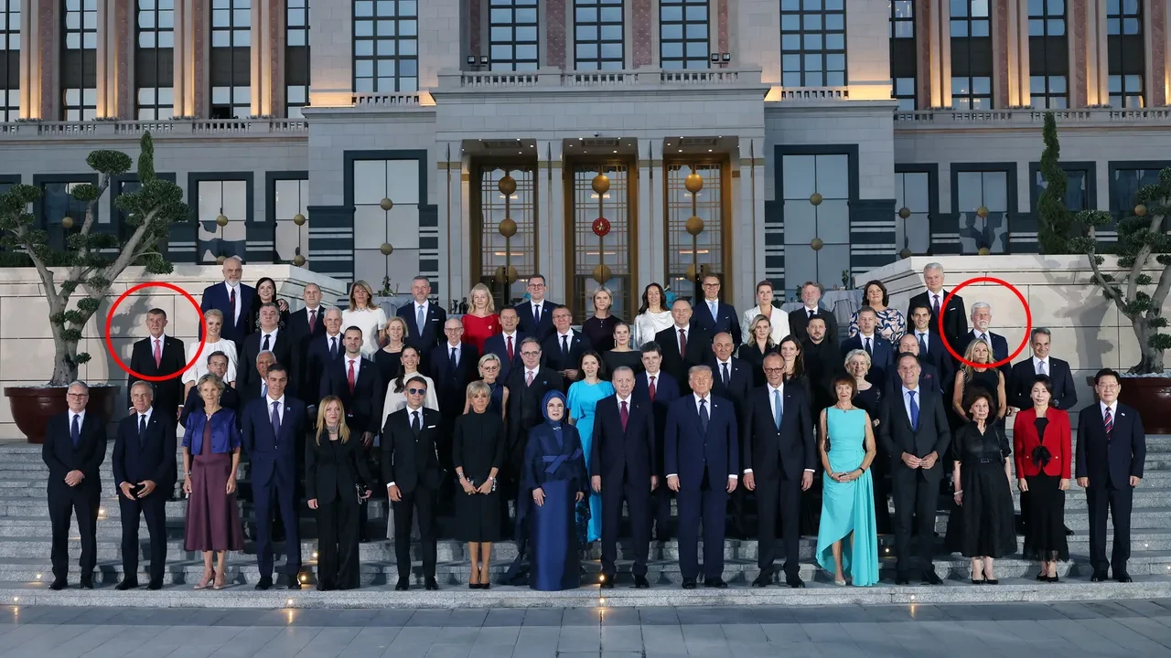 Ülke içi çekişme NATO aile fotoğrafına yansıdı! İki lider iki ayrı uçlarda yer aldı 