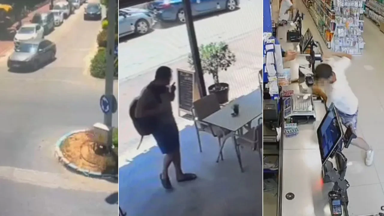 Film sahnesi değil gerçek! Marketten para, yolda otomobil, kaçarken cep telefonu gasp etti