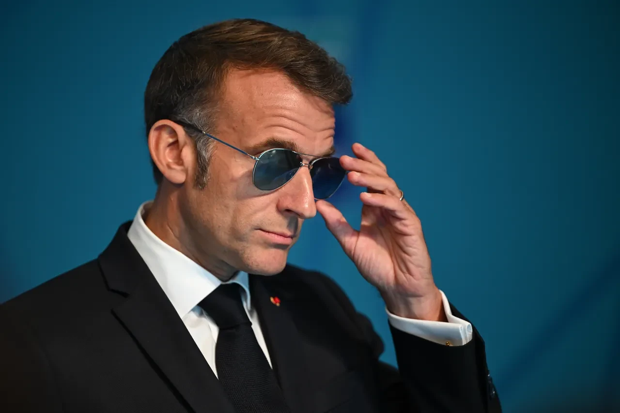 Fransa Cumhurbaşkanı Macron'un güneş gözlüğünü hiç çıkarmama sebebi belli oldu