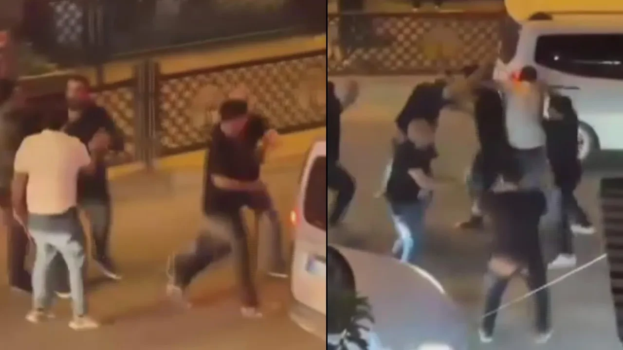 Sokak ortasında meydan savaşı! 3'ü polis 6 yaralı, 11 gözaltı