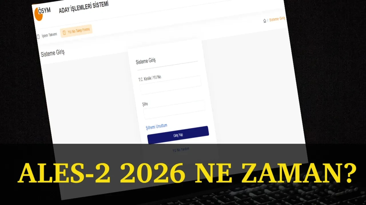 ALES-2 ne zaman, saat kaçta? 2026 ALES sınav yeri sorgulama ekranı...
